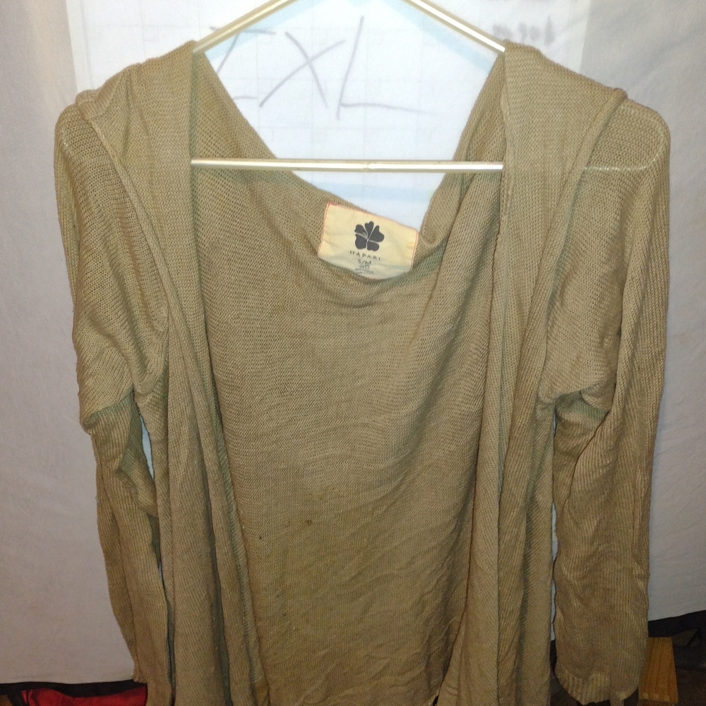 Hapari Tan Knit Top